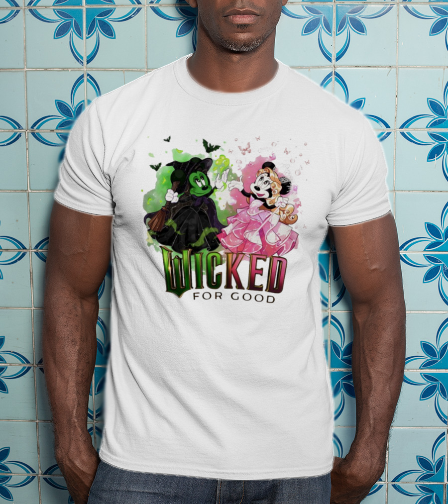 Wicked For Good Minnie Mouse Disney Mashup T-Shirt