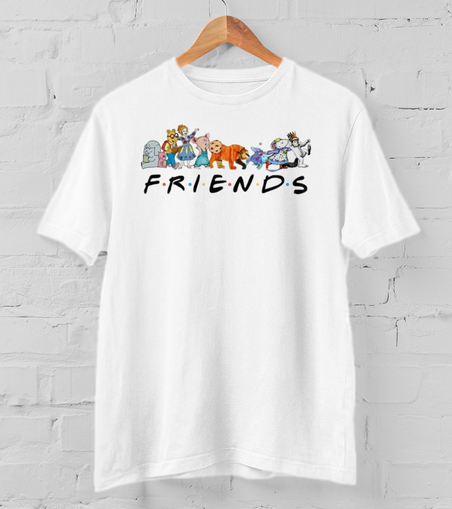 Friends Children's Book Characters I Still Read Kindergarten Teacher T-Shirt
