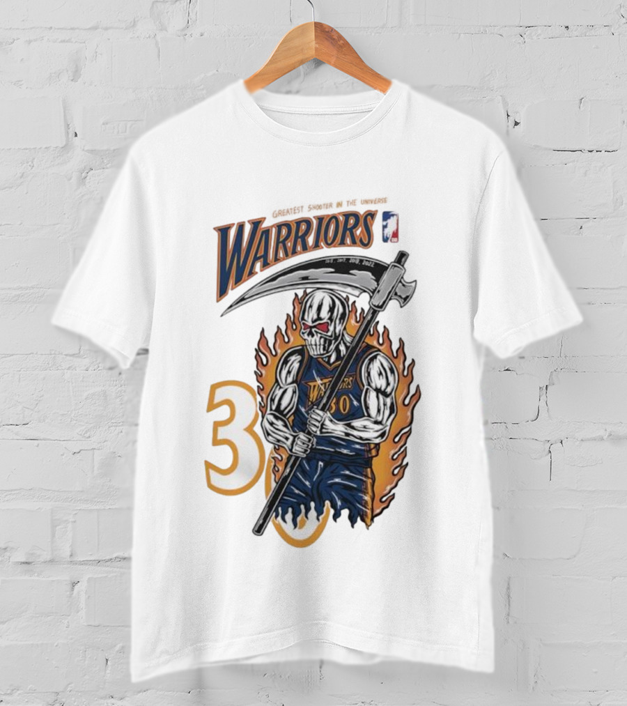 Warriors Greatest Shooter Universe Warren Lotas Reaper 30 T-Shirt