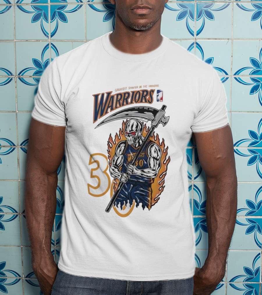 Warriors Greatest Shooter Universe Warren Lotas Reaper 30 T-Shirt