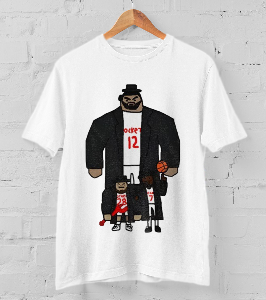 Steven Adams Alperen Şengün Kevin Durant Rockets 12 28 7 NBA Basketball T-Shirt