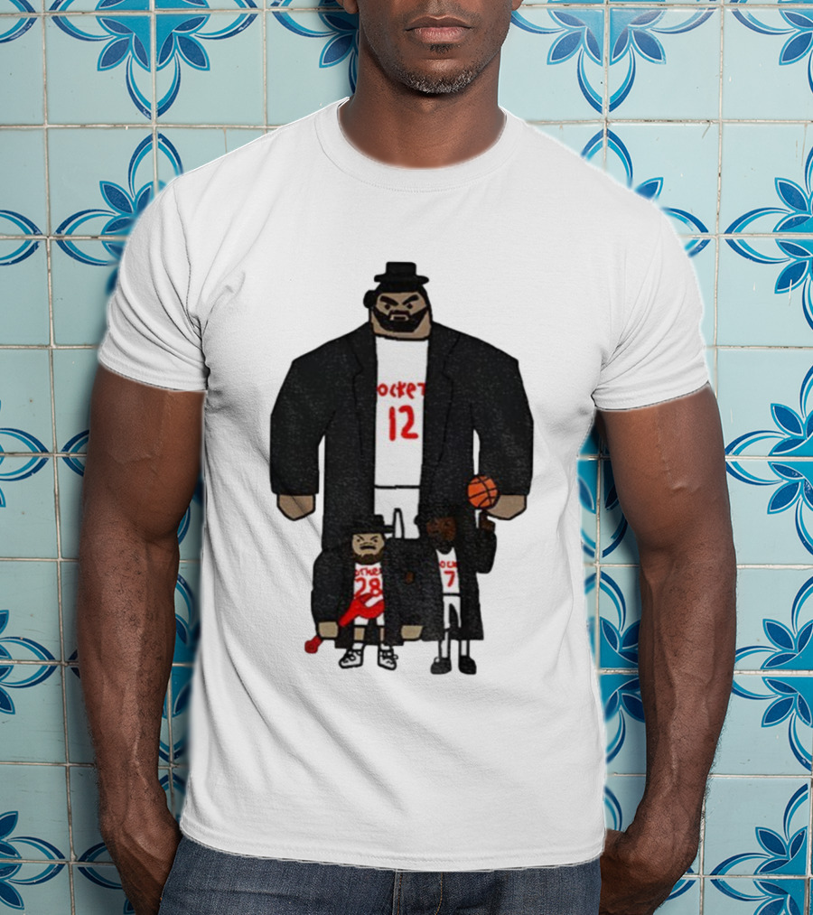 Steven Adams Alperen Şengün Kevin Durant Rockets 12 28 7 NBA Basketball T-Shirt