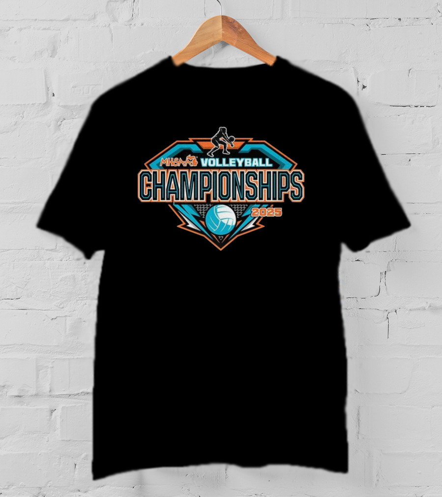 MHSAA 2025 Volleyball Championships T-Shirt