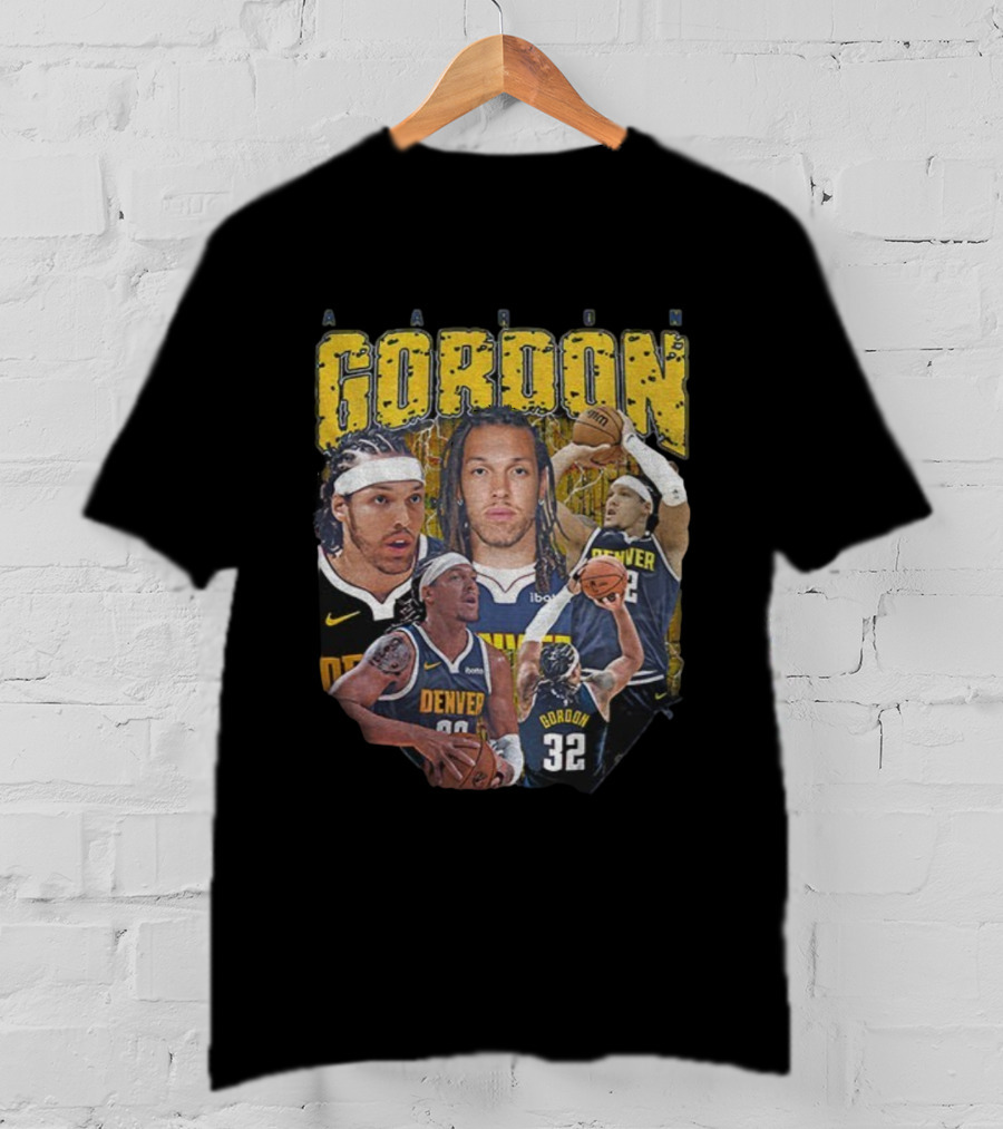 Aaron Gordon Denver Basketball MVP Highlights Plt என் 32 T-Shirt
