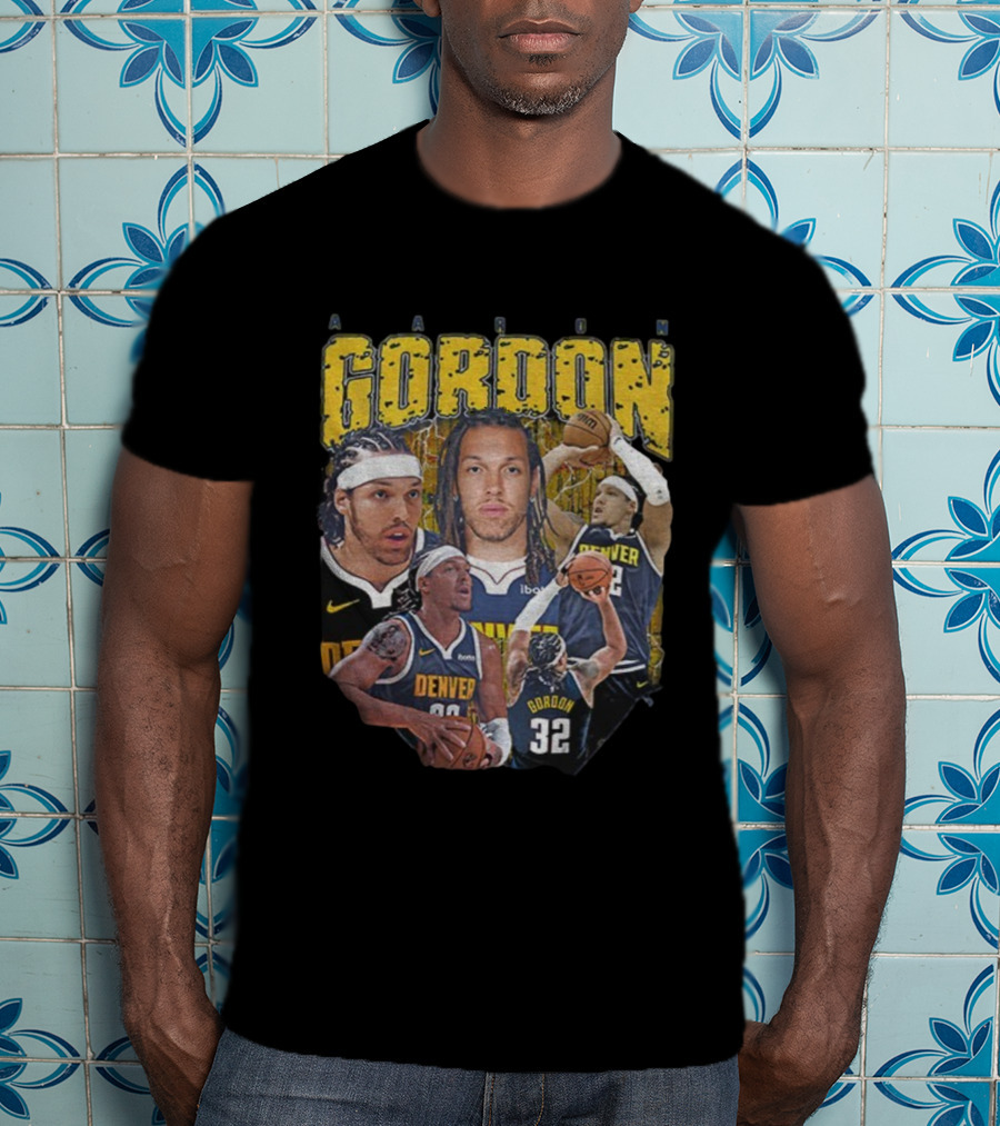Aaron Gordon Denver Basketball MVP Highlights Plt என் 32 T-Shirt
