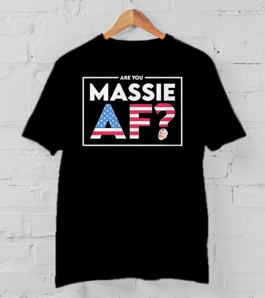 Are You Massie AF American Flag Style T-Shirt
