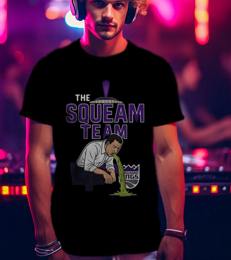 Sacramento Kings The Squeam Team Basketball 2025 T-Shirt