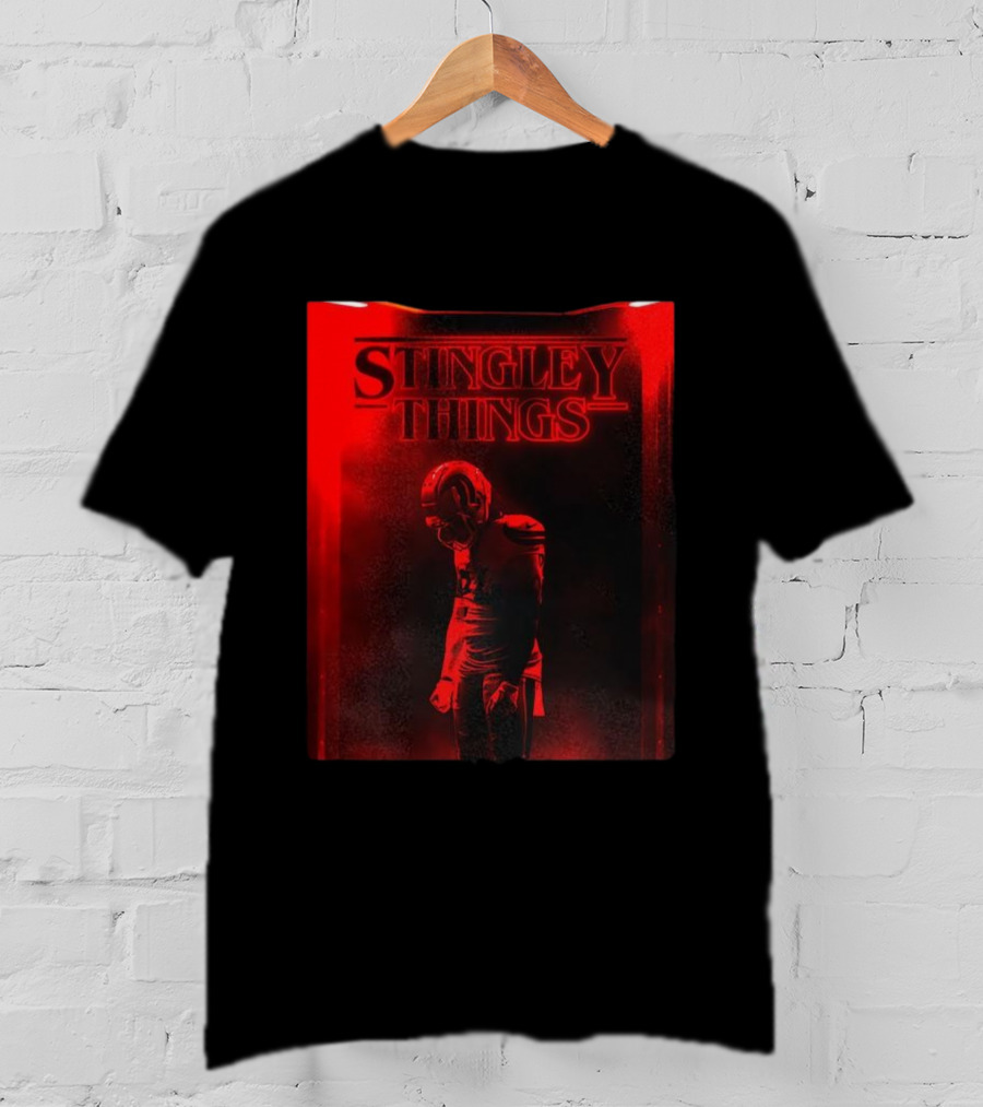 Stingley Things Derek Stingley Jr Houston Texans NFL Meets Stranger Things T-Shirt