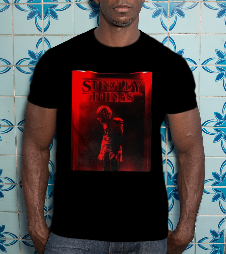 Stingley Things Derek Stingley Jr Houston Texans NFL Meets Stranger Things T-Shirt