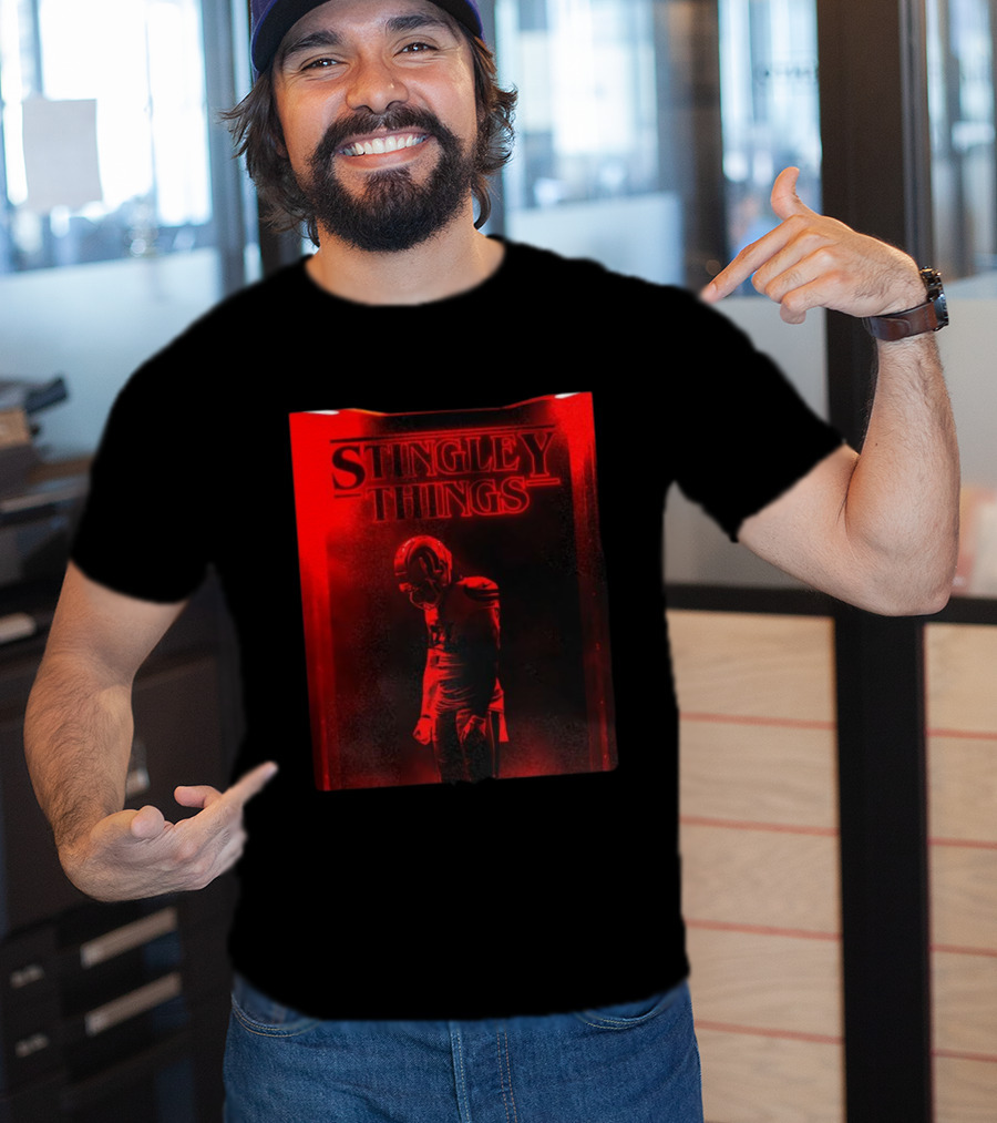 Stingley Things Derek Stingley Jr Houston Texans NFL Meets Stranger Things T-Shirt
