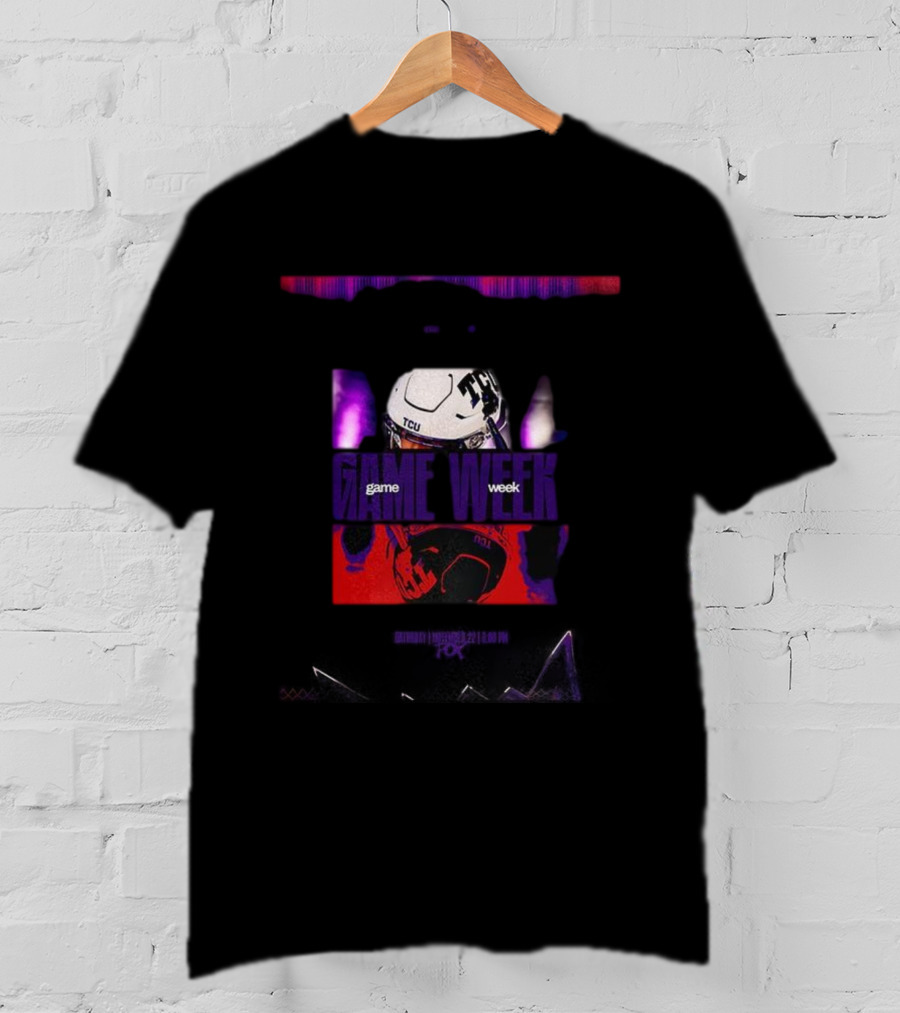 TCU Horned Frogs Game Week NCAA Helmet Highlights T-Shirt