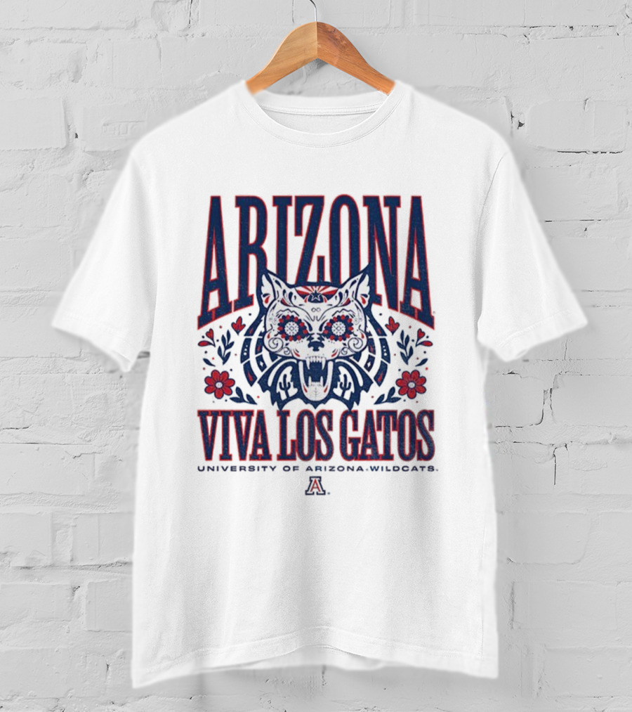 Arizona Wildcats Viva Los Gatos University Of Arizona Wildcats T-Shirt