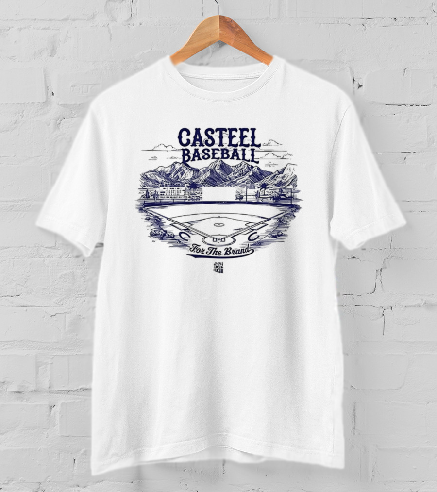 Casteel Baseball For The Brand Field 2023 Playball Catch T-Shirt