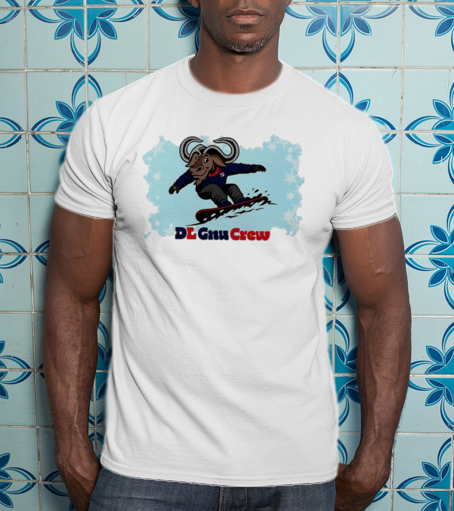 DL Gnu Crew Snowboarding Adventure T-Shirt