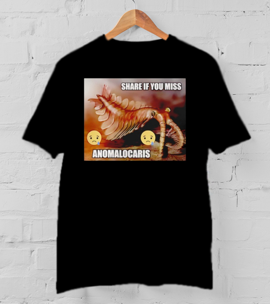 Anomalocaris Share If You Miss Meme Funny Emojis T-Shirt