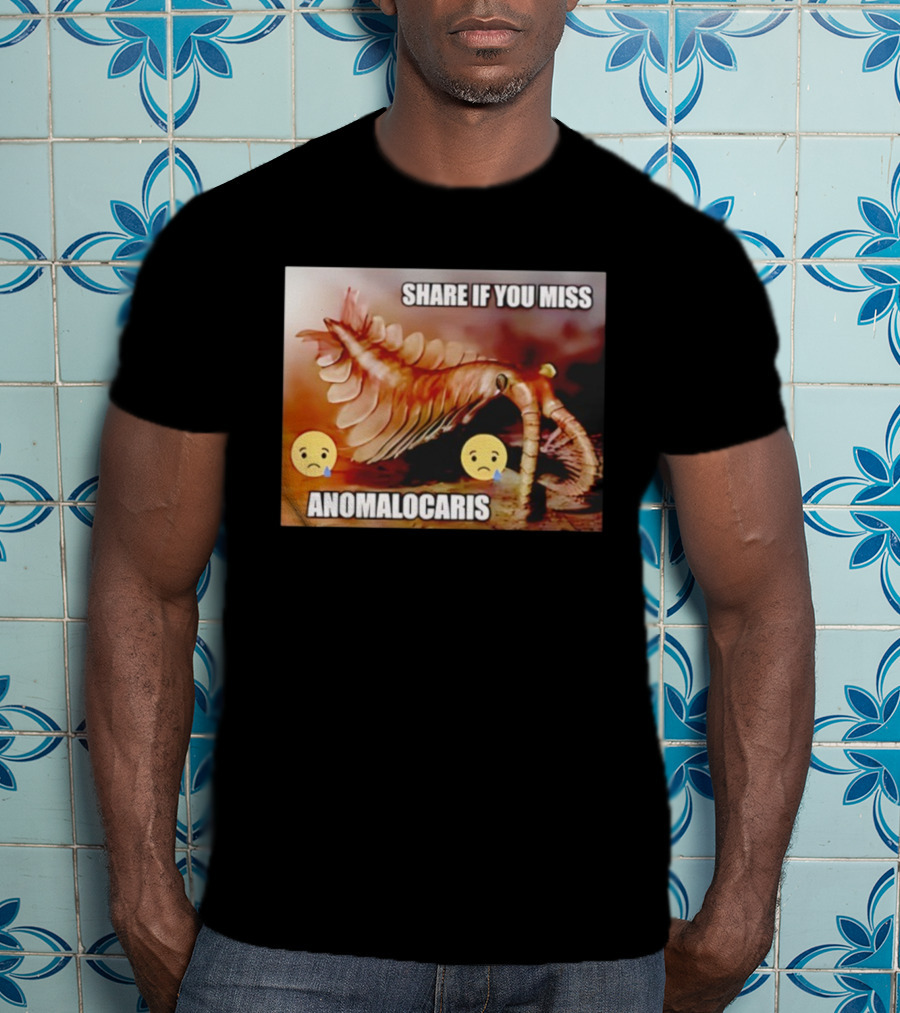 Anomalocaris Share If You Miss Meme Funny Emojis T-Shirt