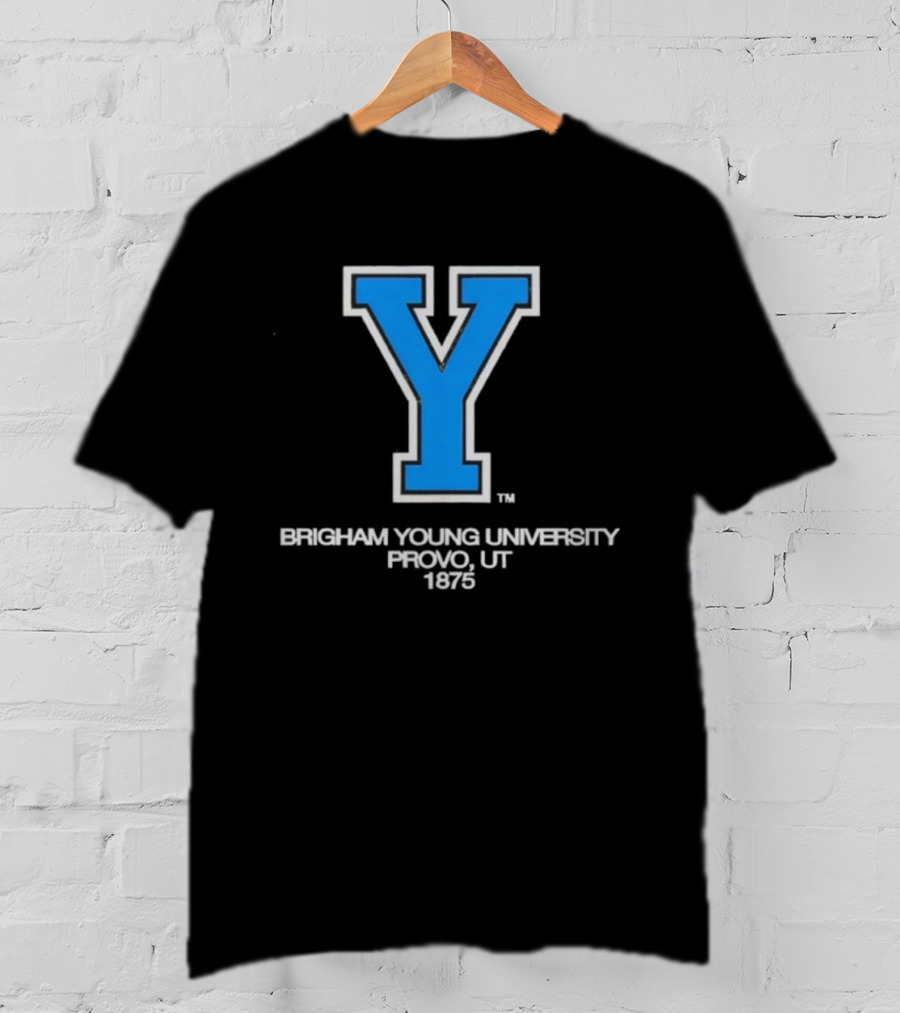 Brigham Young University Provo UT 1875 Y Logo T-Shirt