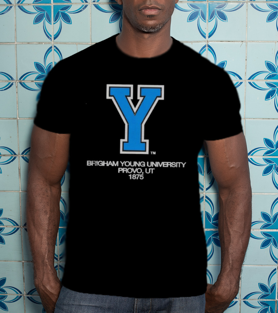 Brigham Young University Provo UT 1875 Y Logo T-Shirt