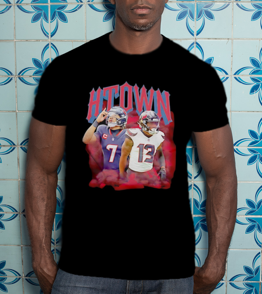 HTOWN CJ Stroud Christian Kirk Houston Football T-Shirt