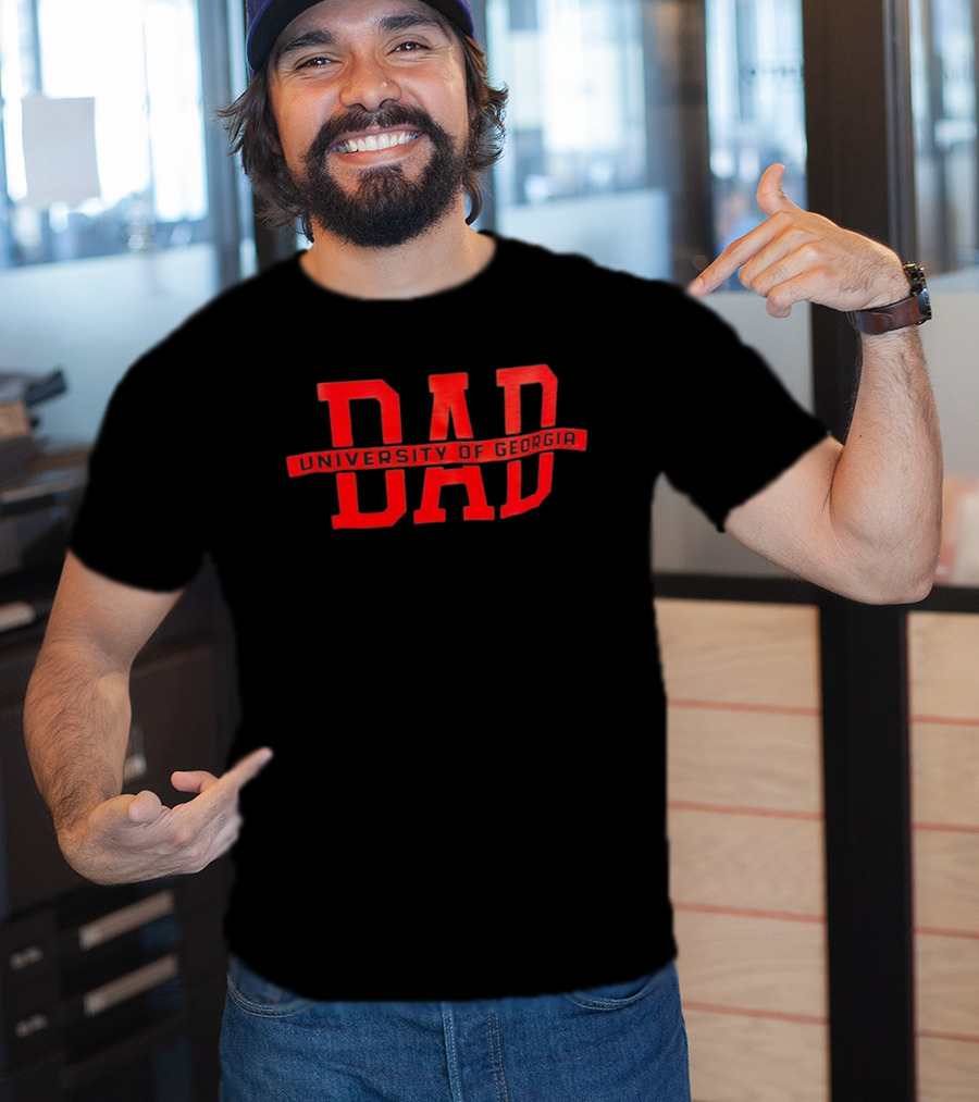 Dad University Of Georgia Apparel T-Shirt