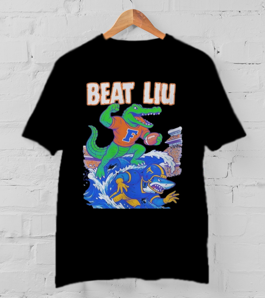 Florida Gators Beat LIU Football Rivalry Game Victory T-Shirt