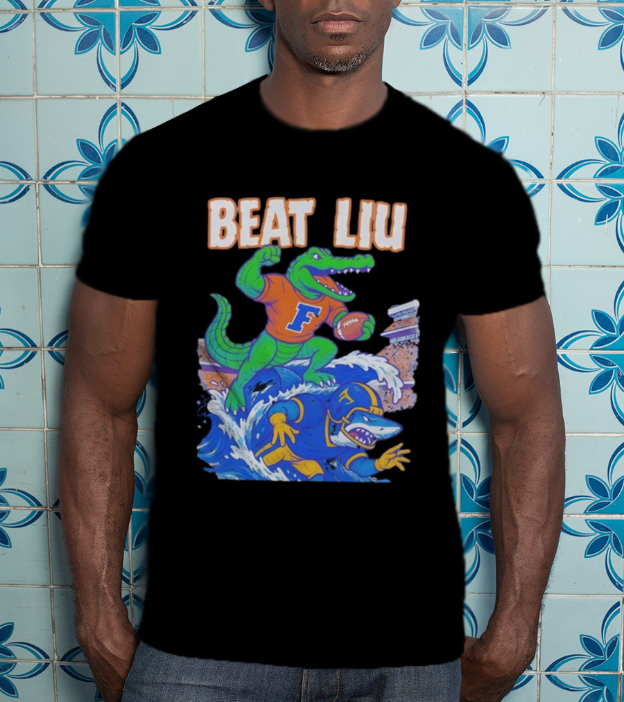 Florida Gators Beat LIU Football Rivalry Game Victory T-Shirt
