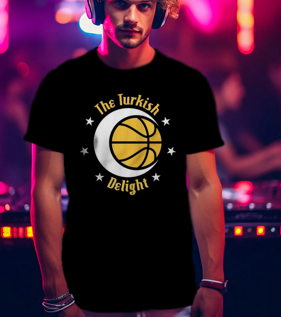 Houston Rockets The Turkish Delight Basketball Crescent Moon And Stars T-Shirt