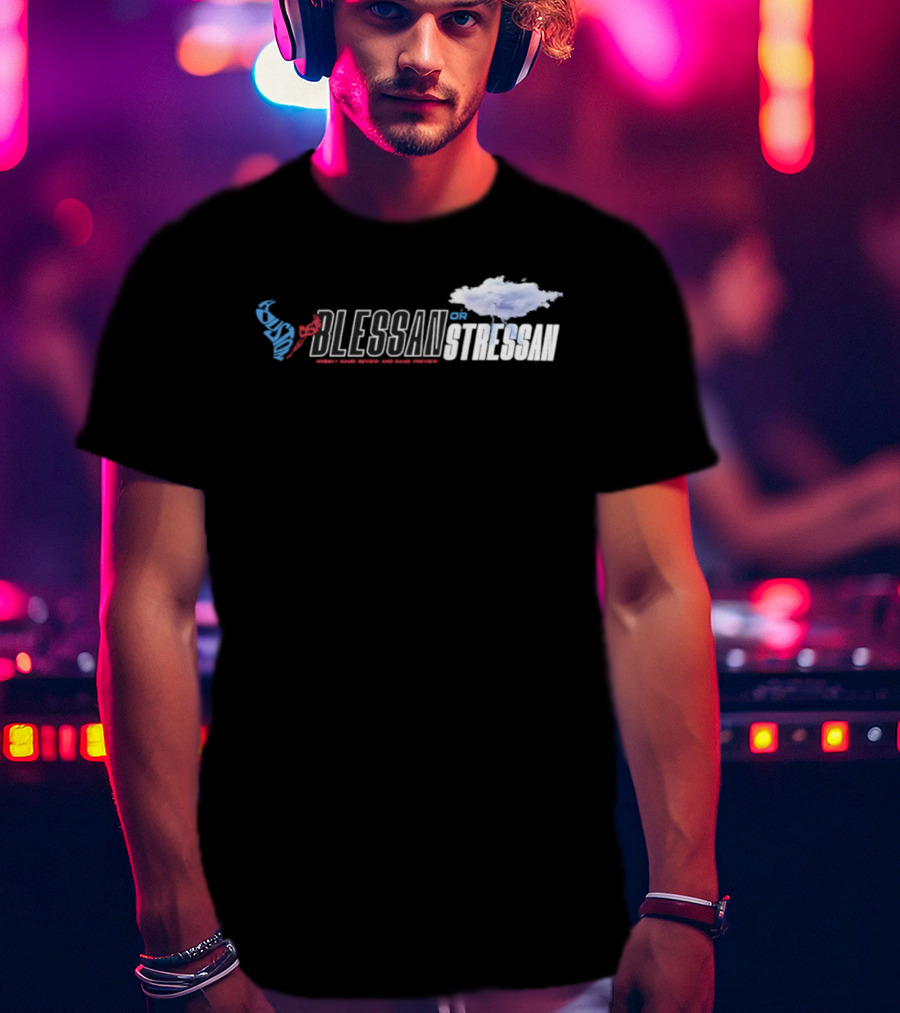 Houston Texans Blessan Or Stressan Football Theme T-Shirt