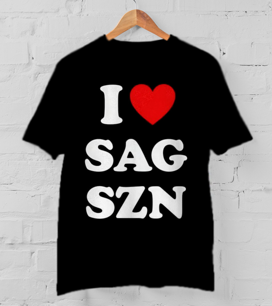 I Love Sagittarius Season Zodiac Enthusiast T-Shirt