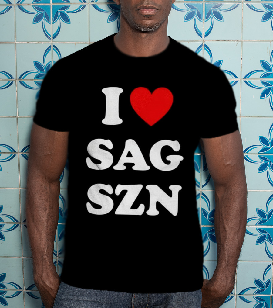 I Love Sagittarius Season Zodiac Enthusiast T-Shirt