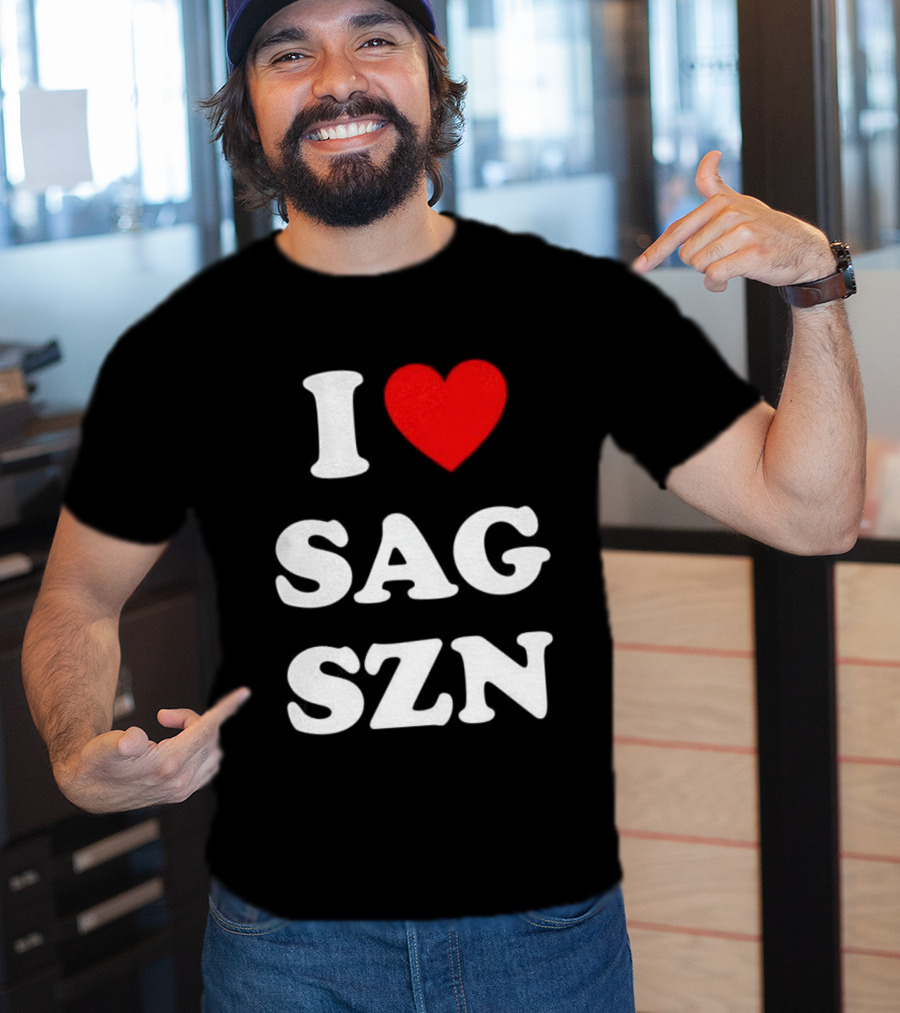 I Love Sagittarius Season Zodiac Enthusiast T-Shirt