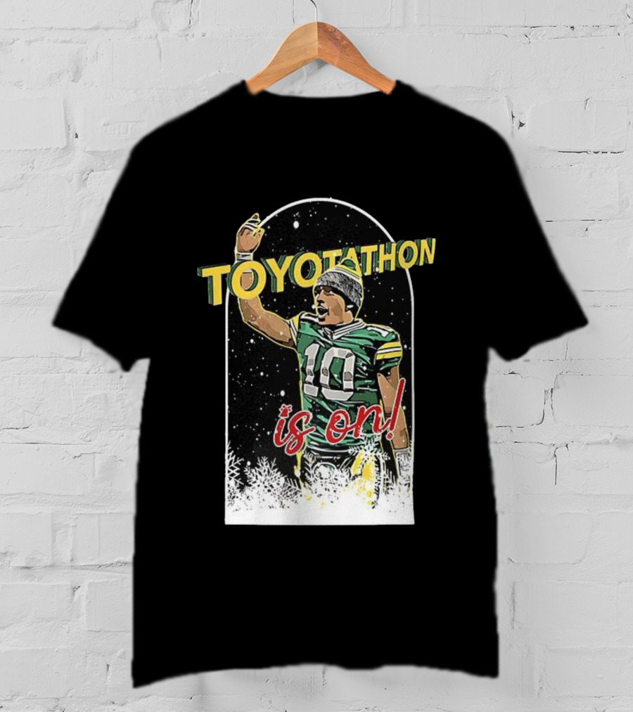 Toyotathon Is On Jordan Love Green Bay Packers Christmas T-Shirt