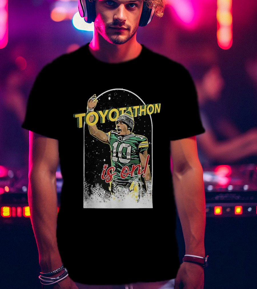 Toyotathon Is On Jordan Love Green Bay Packers Christmas T-Shirt