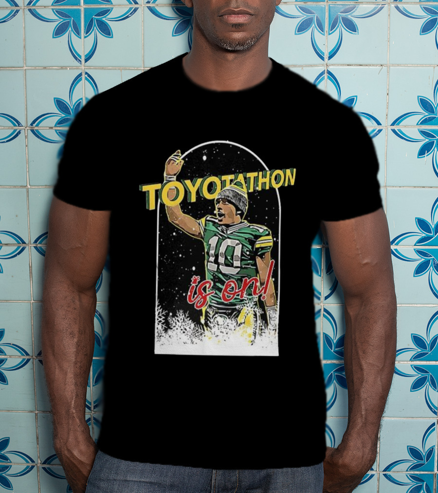 Toyotathon Is On Jordan Love Green Bay Packers Christmas T-Shirt