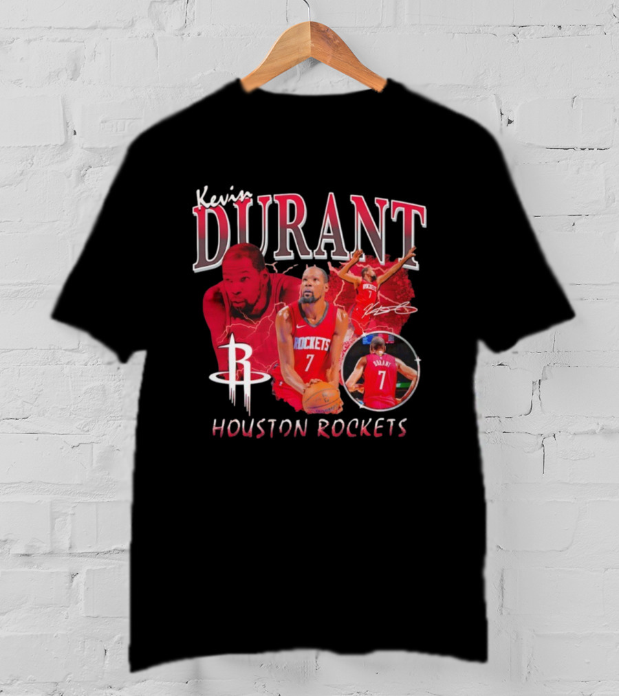 Kevin Durant Rockets 7 Basketball Player Houston T-Shirt