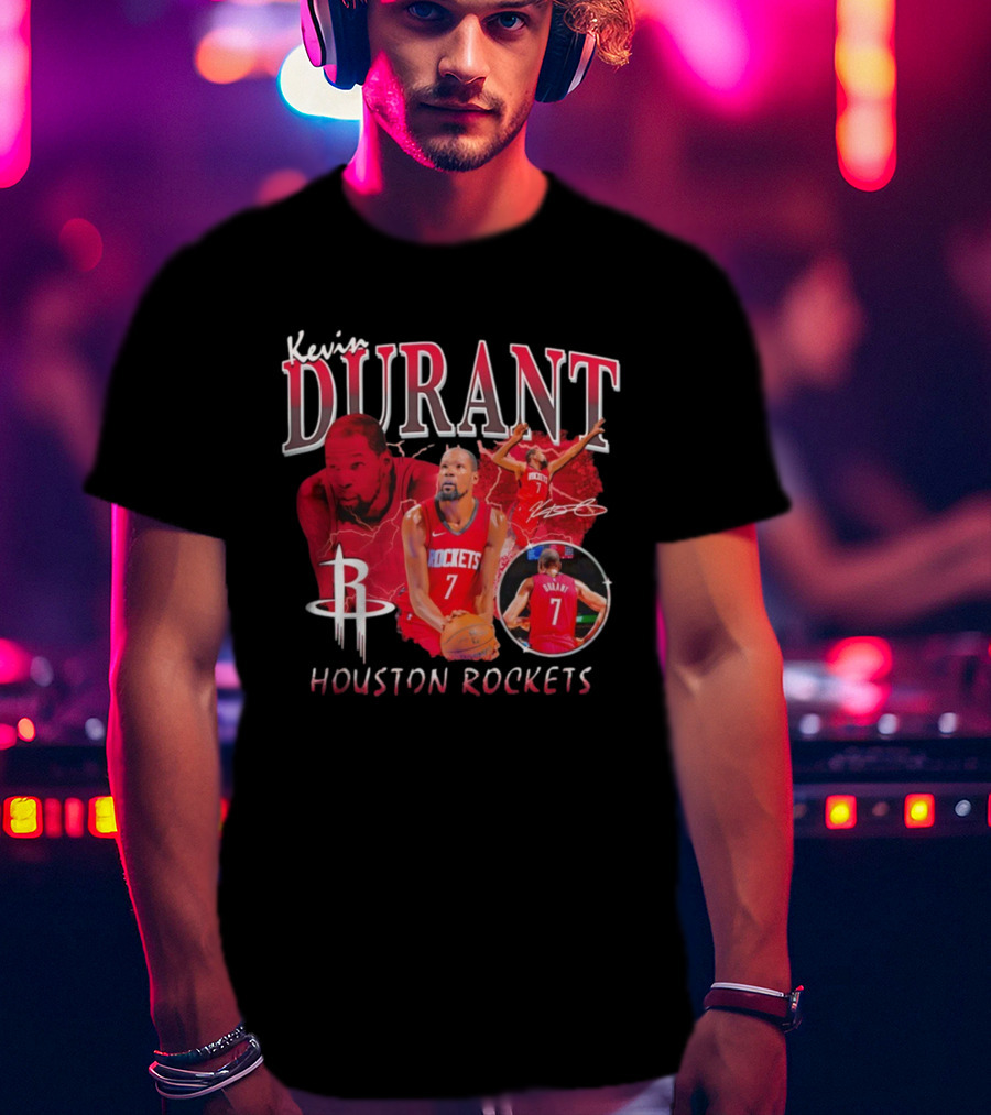 Kevin Durant Rockets 7 Basketball Player Houston T-Shirt