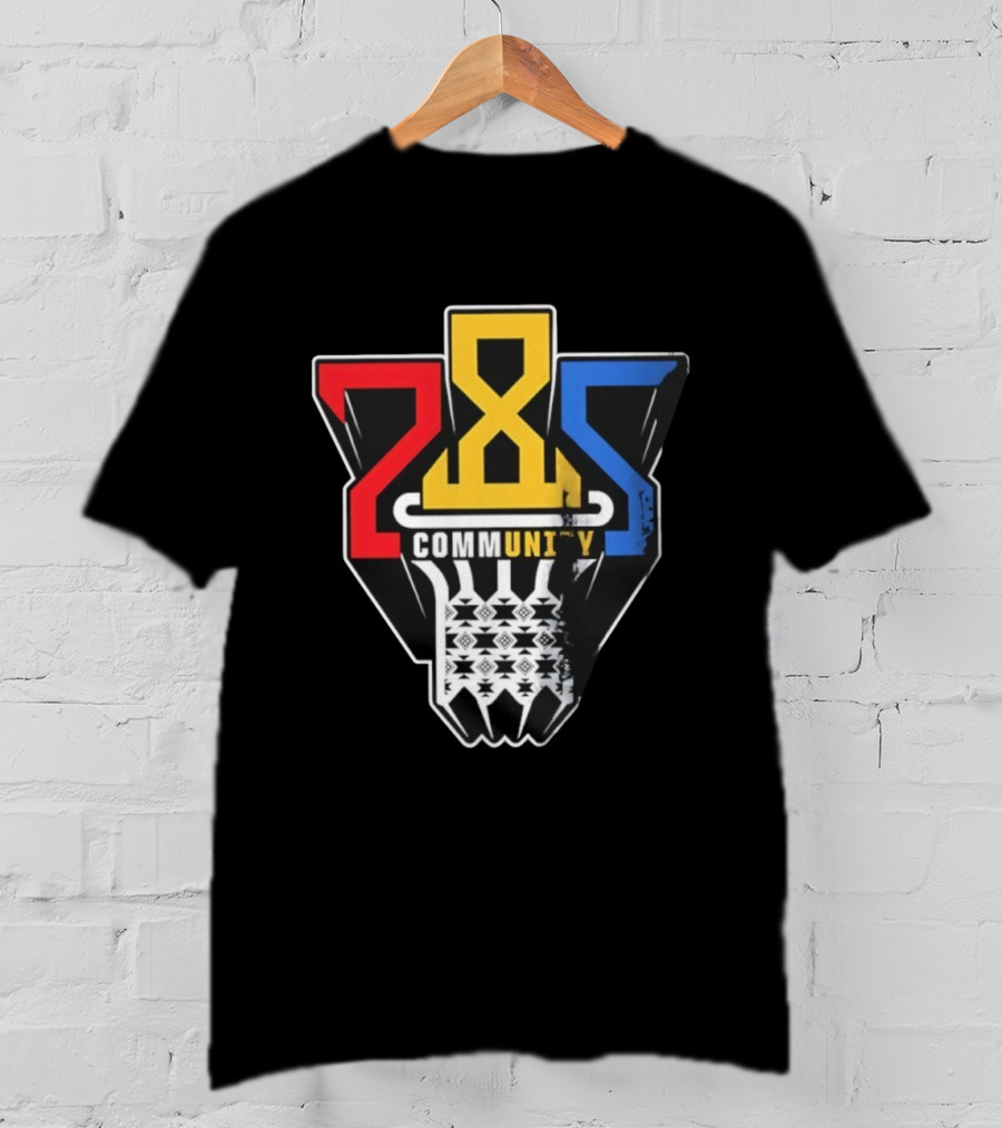 Community 28S Kansas Jayhawks Basketball T-Shirt