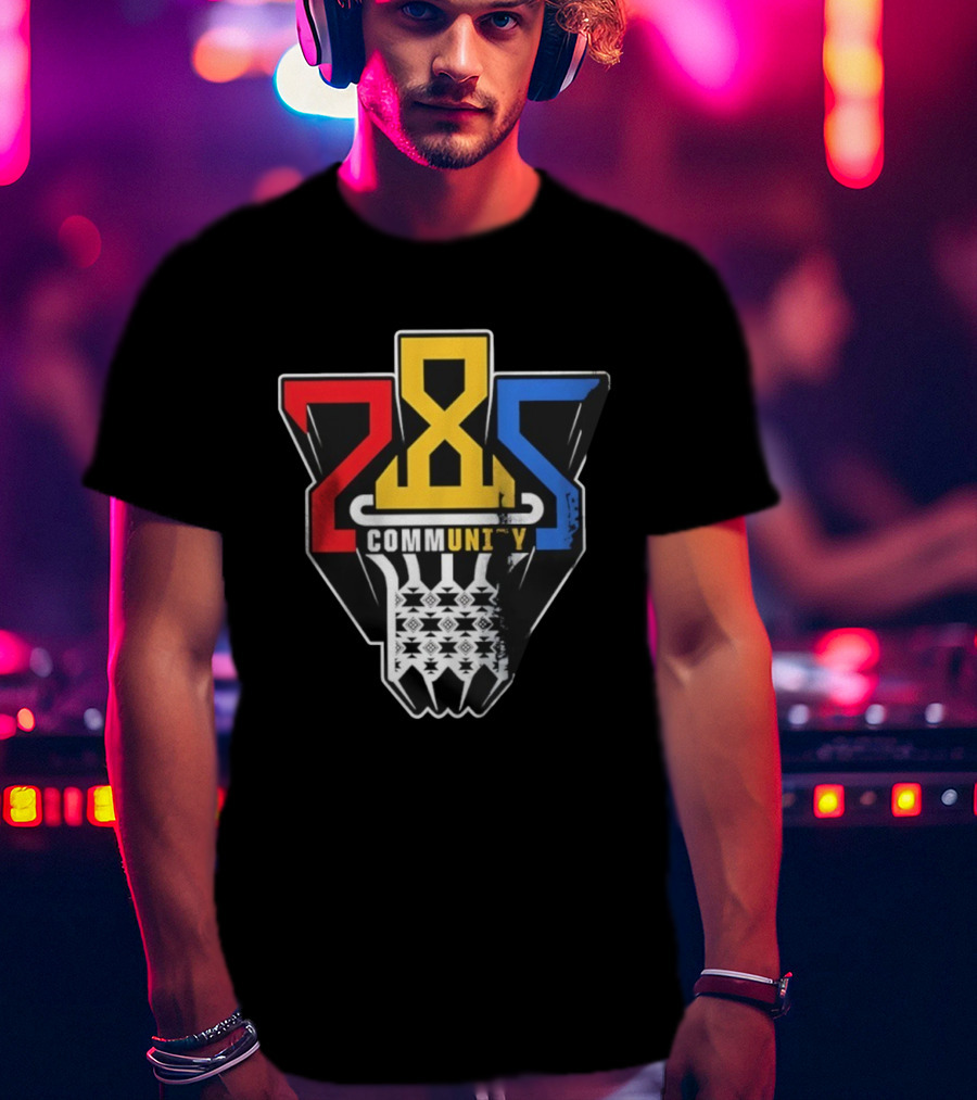Community 28S Kansas Jayhawks Basketball T-Shirt