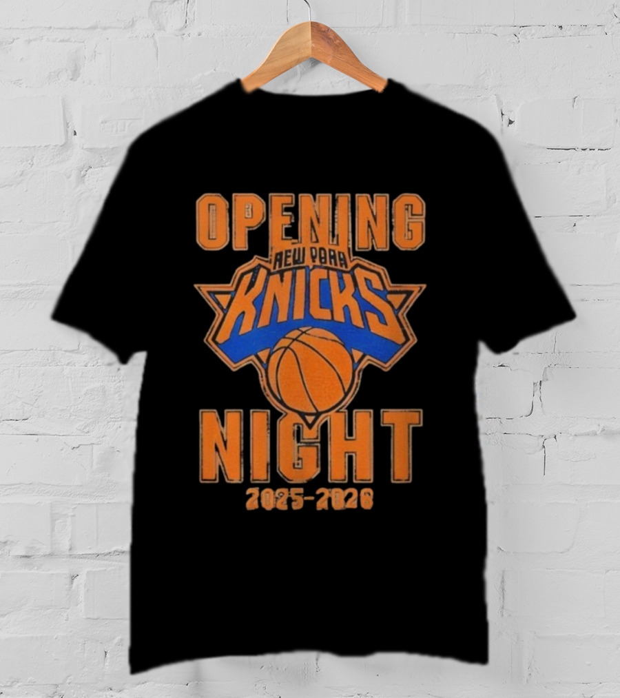 New York Knicks Opening Night 2025-2026 Season Basketball Event T-Shirt