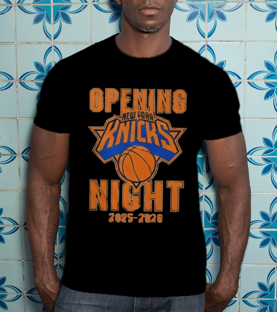 New York Knicks Opening Night 2025-2026 Season Basketball Event T-Shirt