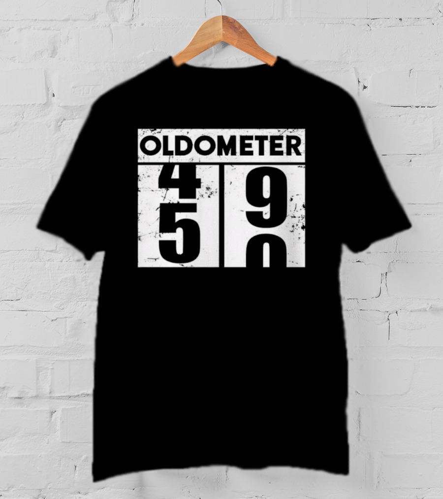Oldometer 45 90 Milestone Celebration T-Shirt