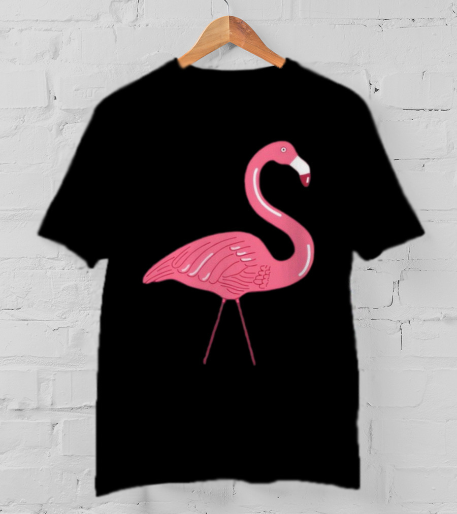 Plastic Flamingo Pink Retro Lawn Ornament T-Shirt