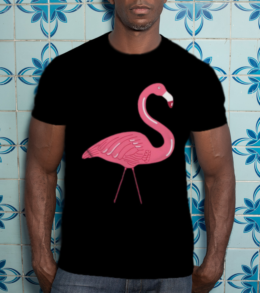 Plastic Flamingo Pink Retro Lawn Ornament T-Shirt