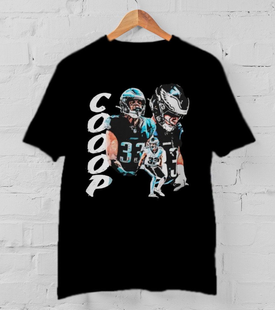 Philadelphia Eagles Coop 33 Football Player T-Shirt