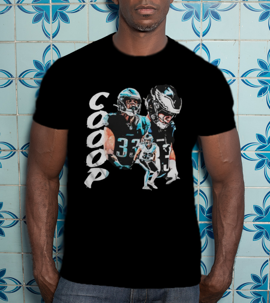 Philadelphia Eagles Coop 33 Football Player T-Shirt