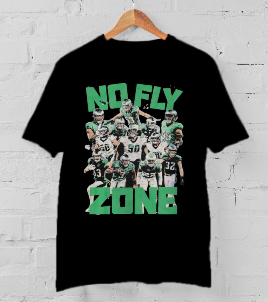 Philadelphia Eagles No Fly Zone Players Team Spirit T-Shirt