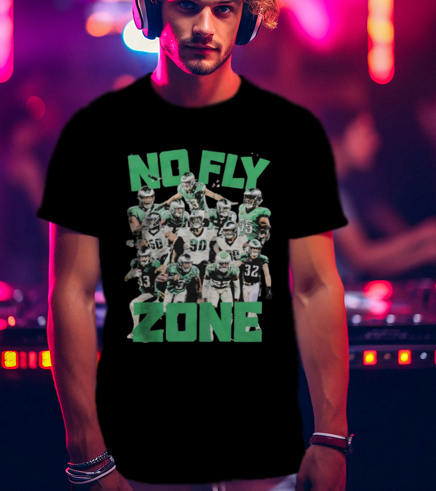 Philadelphia Eagles No Fly Zone Players Team Spirit T-Shirt
