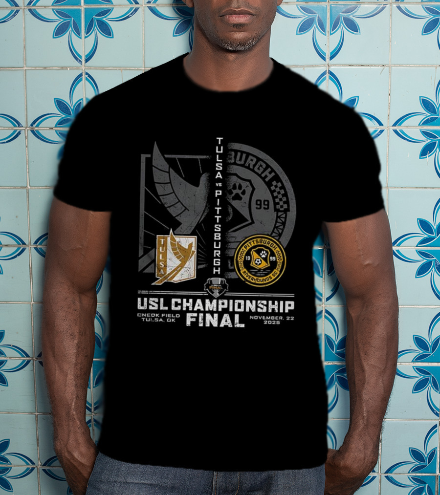 Tulsa Vs Pittsburgh USL Championship Final 2025 T-Shirt