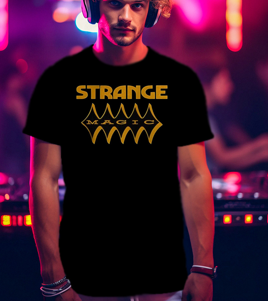 STRANGE MAGIC Bold Retro Style Text T-Shirt