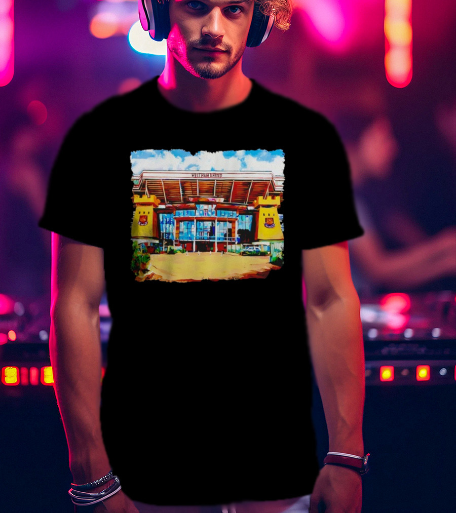 West Ham United Upton Park Stadium Iconic Heritage T-Shirt